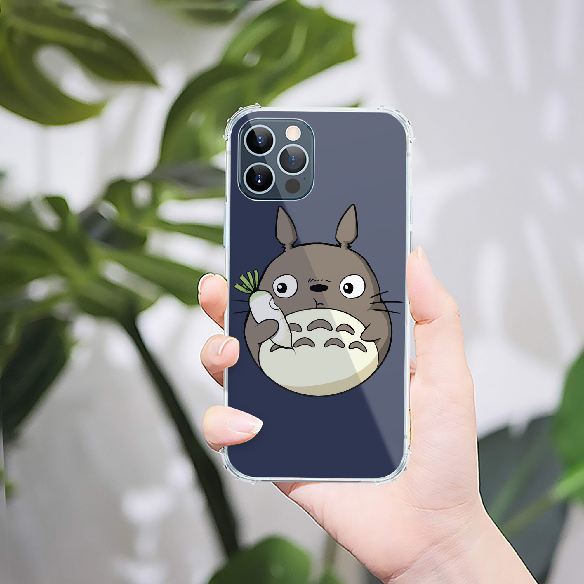 （画像用） となりのトトロ 草壁メイ 草壁サツキ My Neighbor Totoro Satsuki Kusakabe Mei Kusakabe 【iPhone 12シリーズ対応】透明スマホケース（クリアソフトケース）